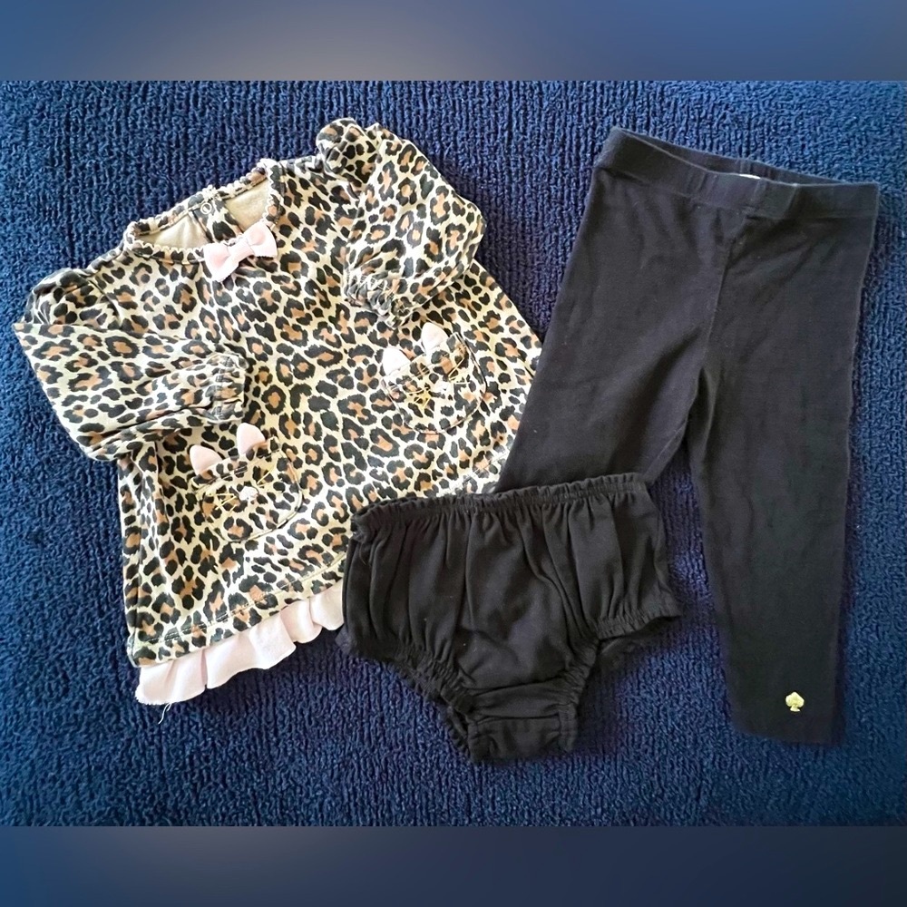 EUC Kate Spade Baby Girl 3 Piece Set 18 months